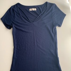 Navy Blue Hollister Strappy T shirt